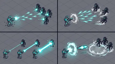 combat feel 01 projectiles hero a