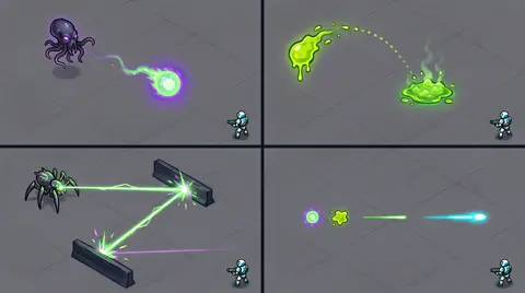 combat feel 03 projectiles enemy