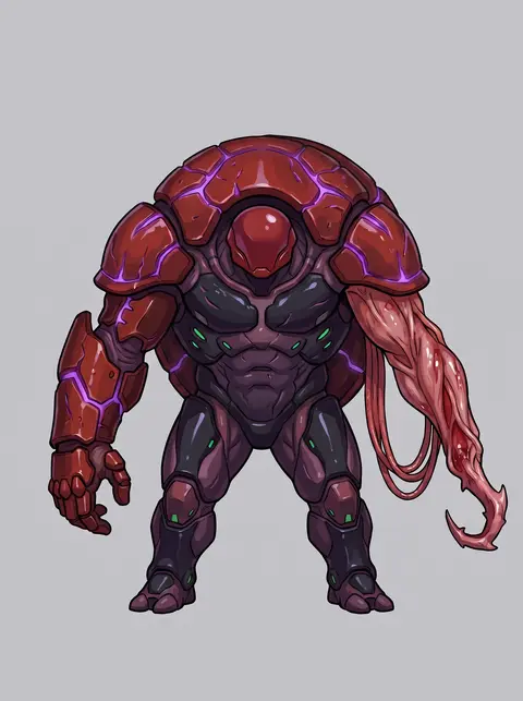 The Crimson Ironback, concept art 2