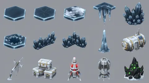 Glacies Deep, concept art 2