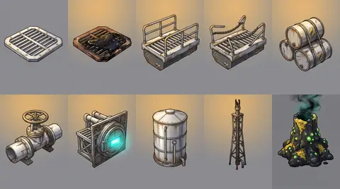 Ligeia Reach, concept art 2