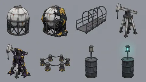 Ligeia Reach, concept art 3