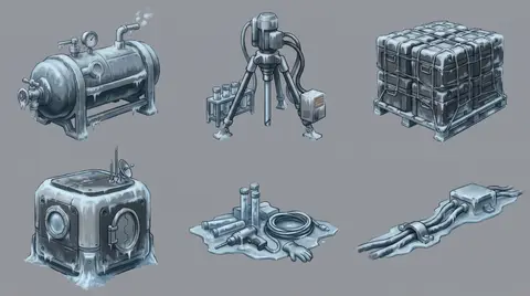 Glacies Deep, concept art 5